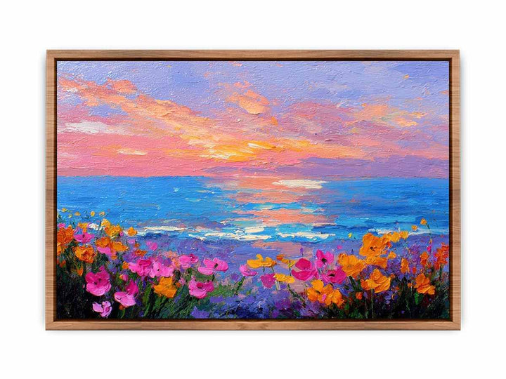 Seaside Blossoms Poster