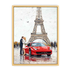 City of Love Streched canvas