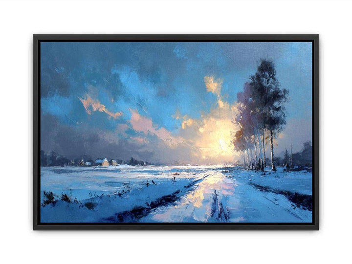 Frosted Horizon  Canvas Print