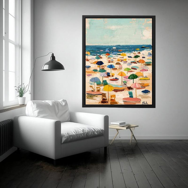 Colorful Umbrellas Painting