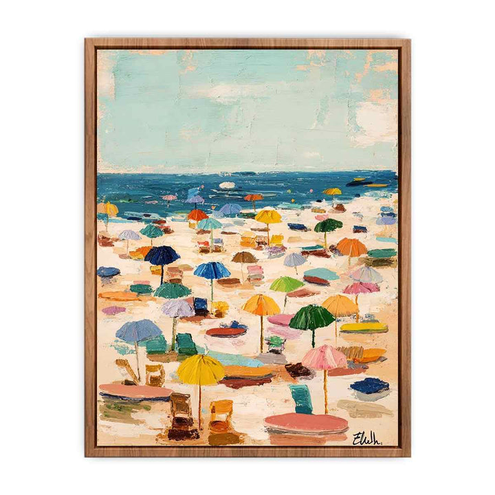 Colorful Umbrellas Poster