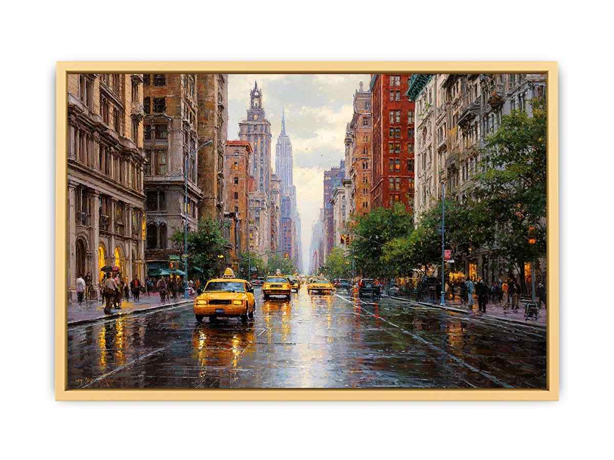 City Streets of New York  Streched canvas