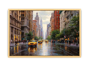 City Streets of New York  Streched canvas