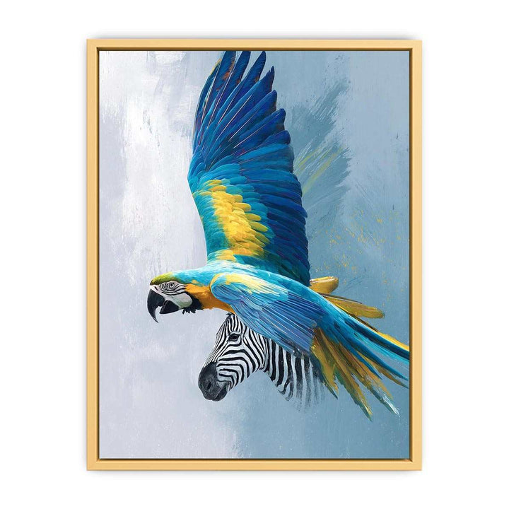 Tropical Contrast  Streched canvas