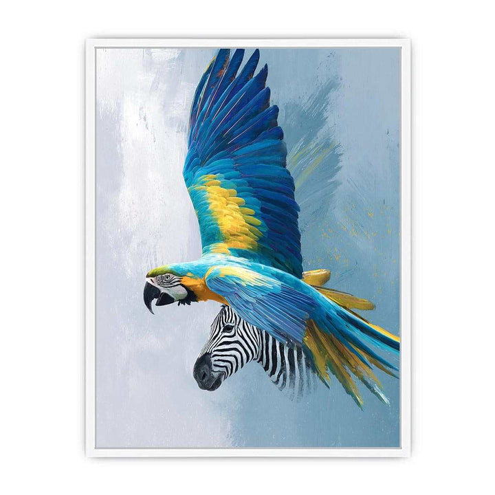 Tropical Contrast Framed Print
