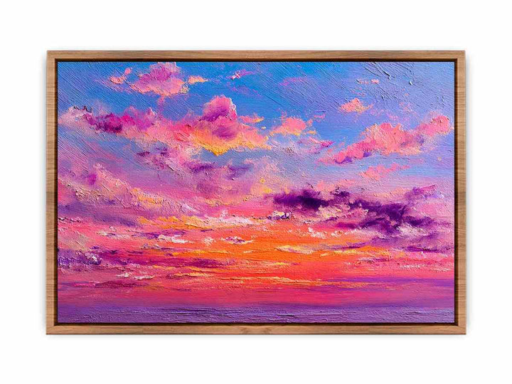 Pastel Abstract Sky Poster
