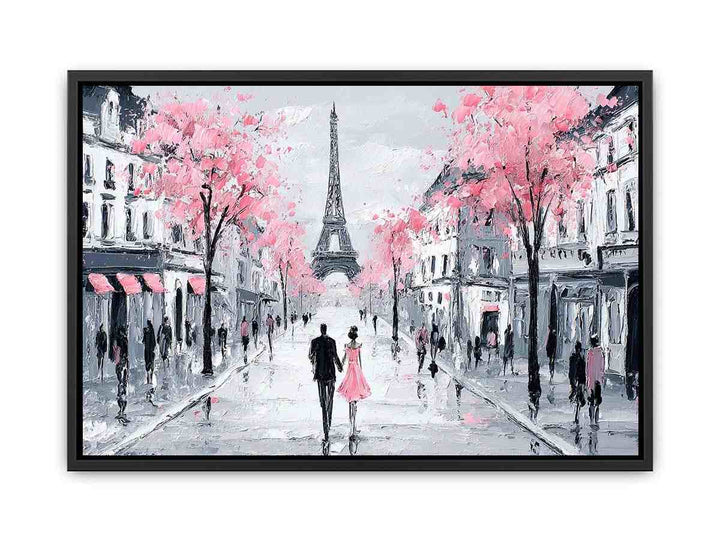 Paris in Bloom Canvas Print