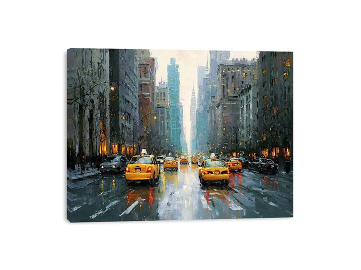 New York in Motion Painting