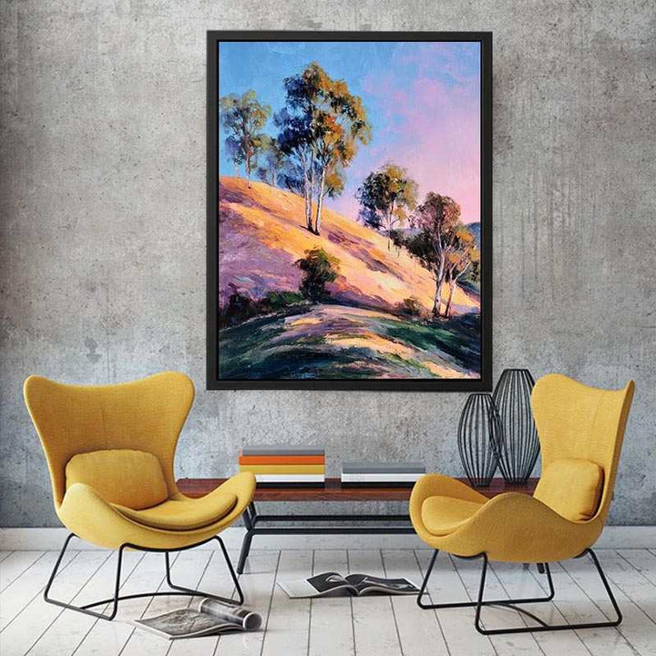 Eucalyptus Trees Painting