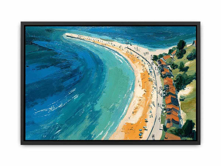 Serene Shoreline  Canvas Print