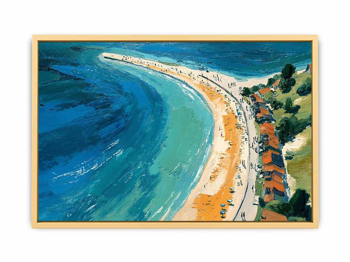 Serene Shoreline  Streched canvas