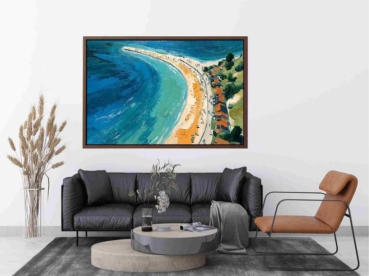 Serene Shoreline Painting