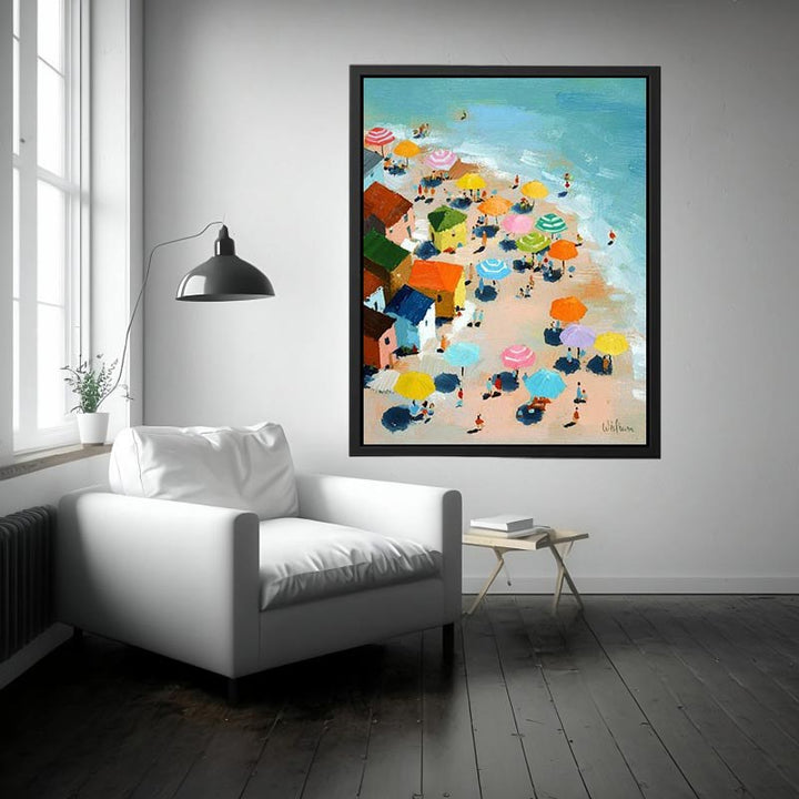 Ocean Umbrellas Painting