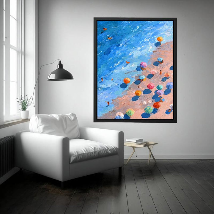 Contemporary Coastal Abstract Painting