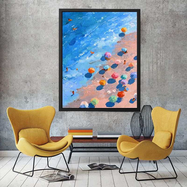 Contemporary Coastal Abstract Painting