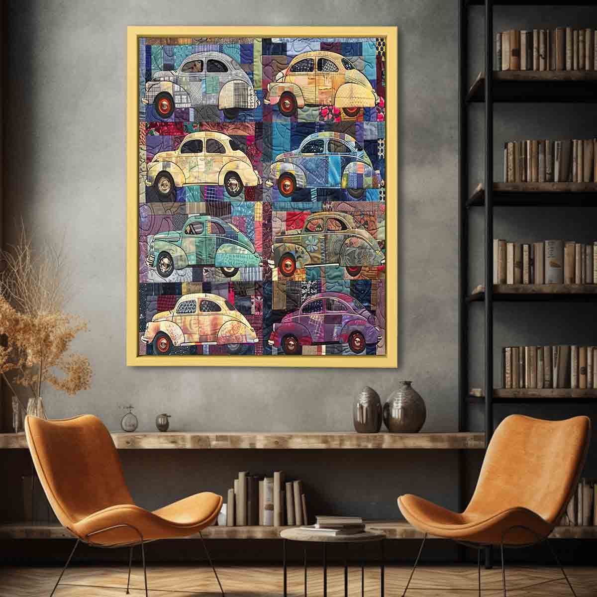 Vinatge Car Patchwork