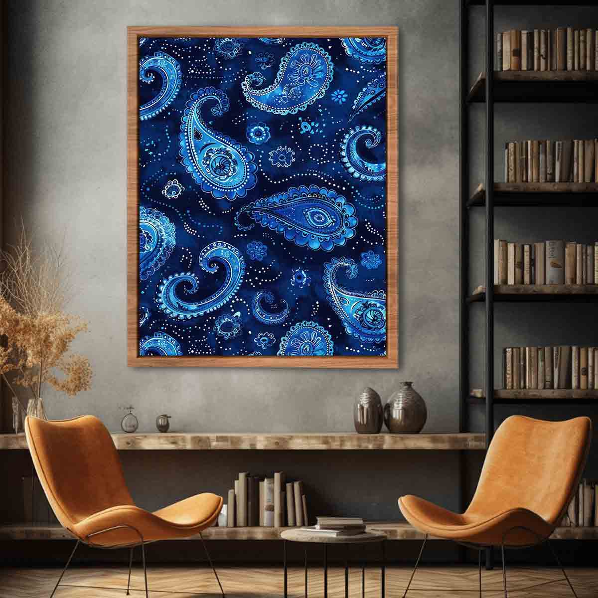 Blue Paisley