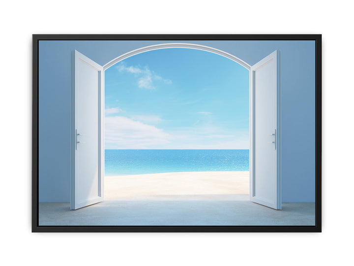 Door to Sea   canvas Print