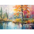 Rainbow Tree  and Pond  