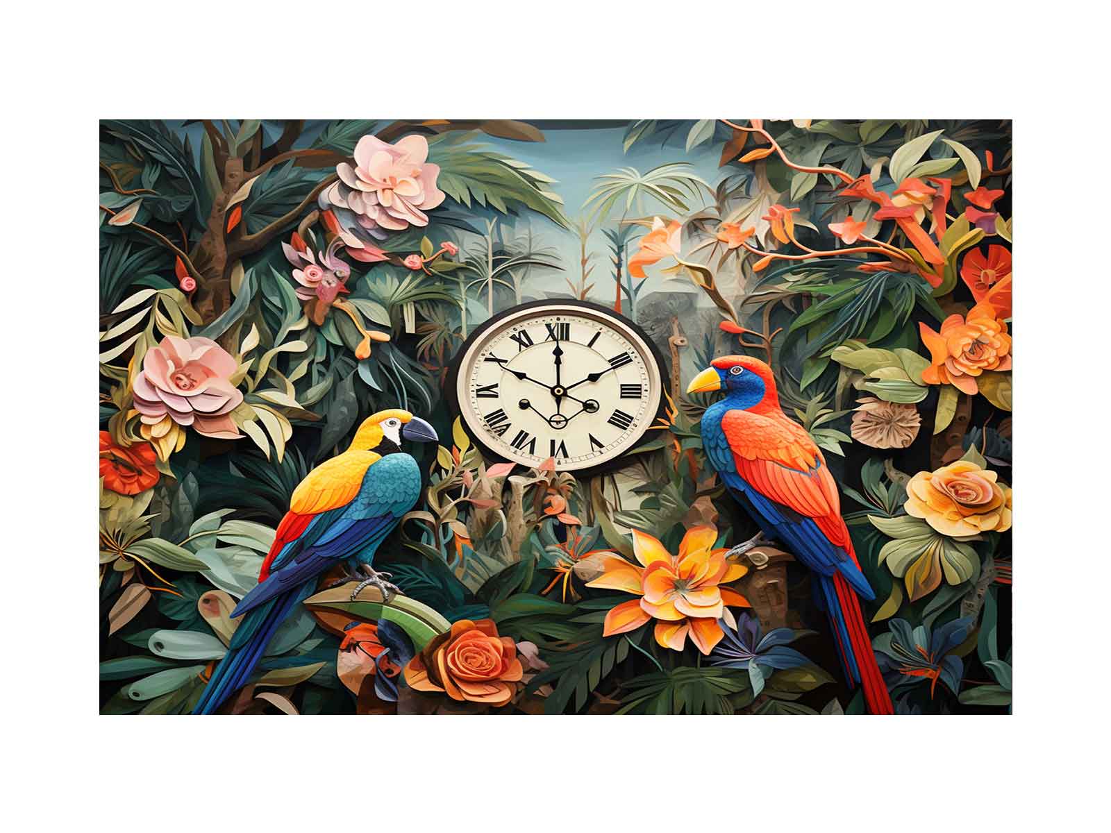  Birds Tropical Art 