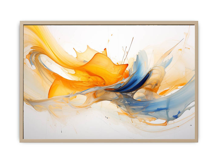  Splash Abstarct Art  framed Print