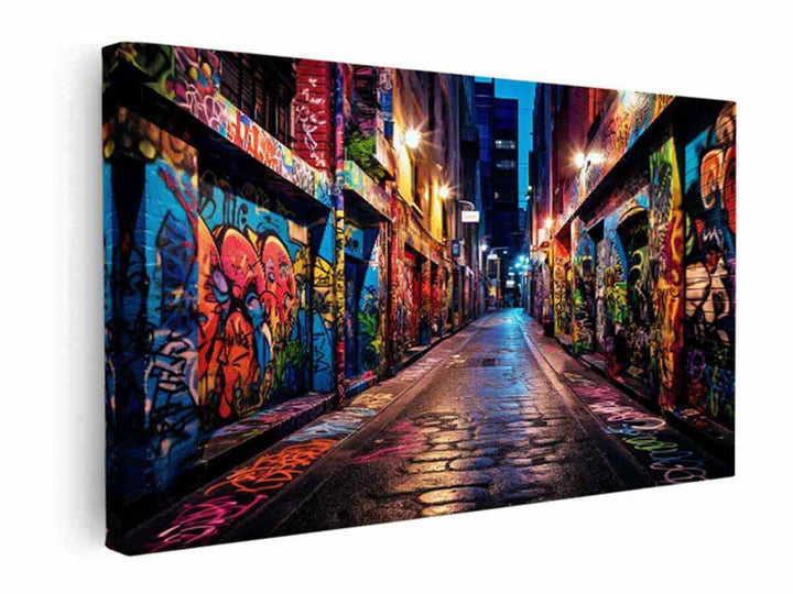 Graffiti Street Art   canvas Print