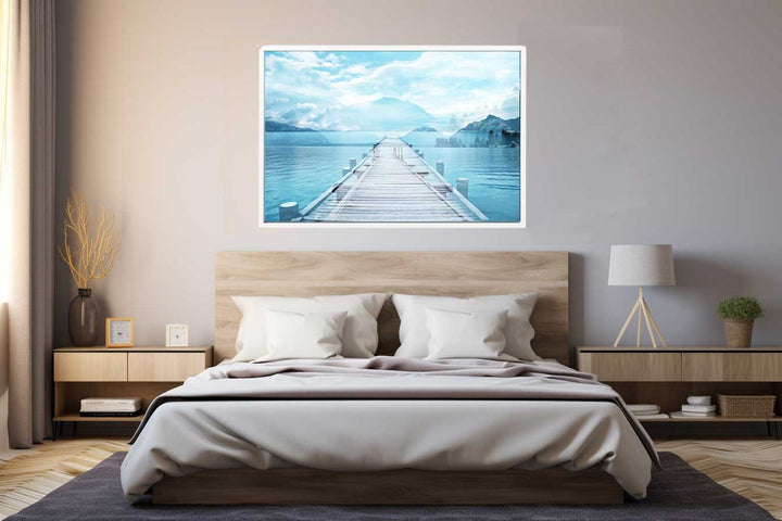 Blue Jetty and Lake