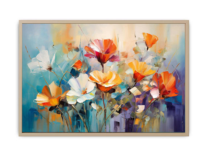 Lovely Floral Art  framed Print