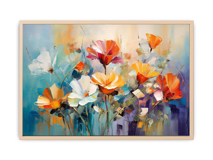 Lovely Floral Art  framed Print