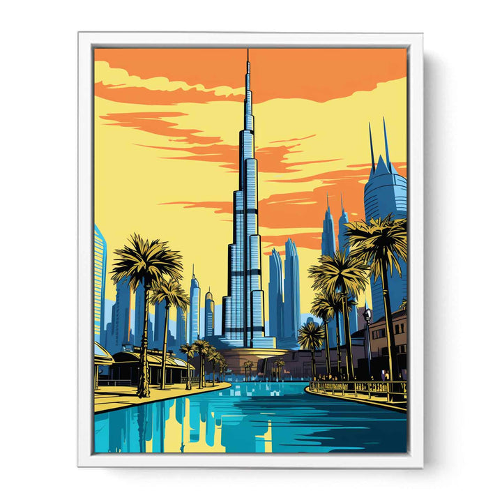 Burj Khalifa, Dubai Poster   Painting