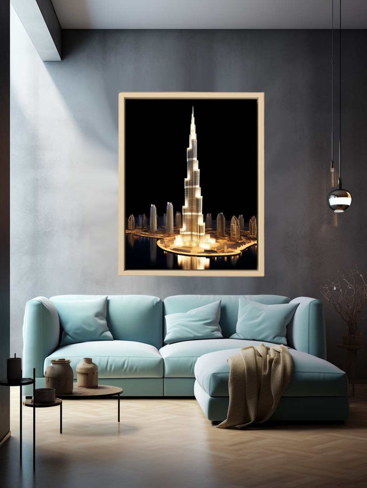 Burj Khalifa, Dubai Painting Art Print