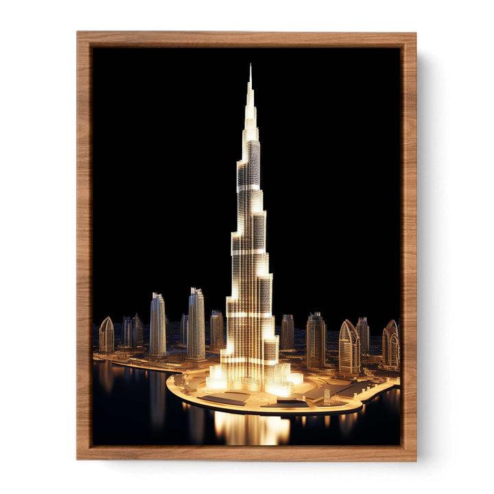 Burj Khalifa, Dubai Painting  