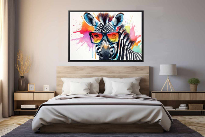 Cool Zebra Art  Print