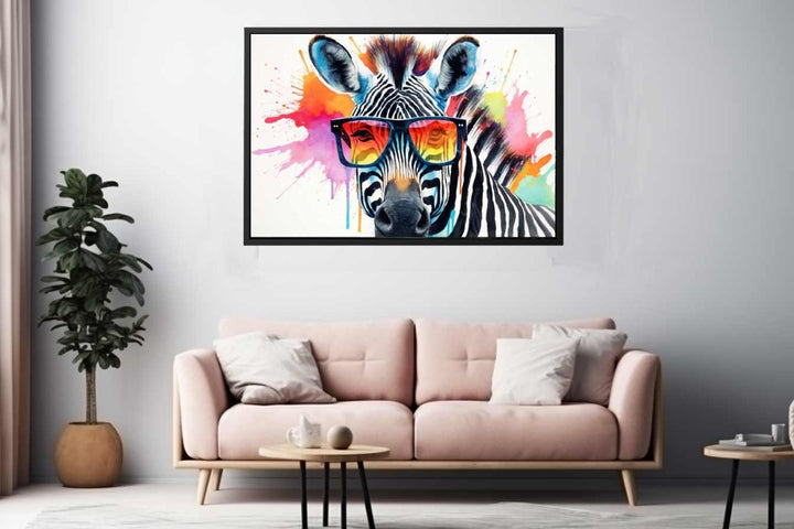 Cool Zebra Art  Print