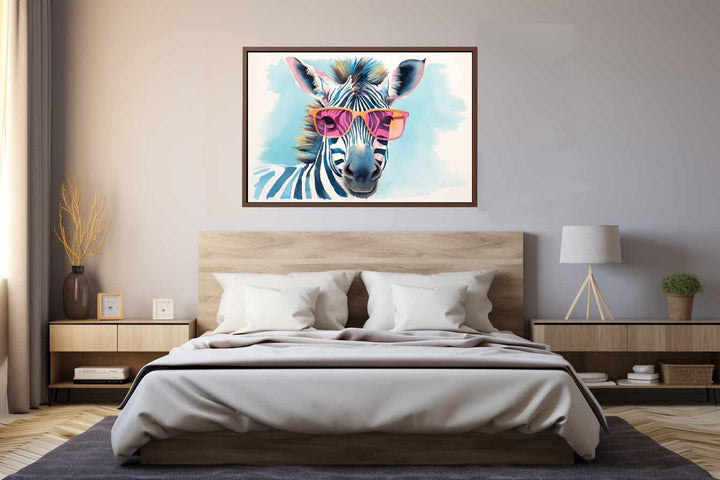 Cool Zebra Painting Art Print