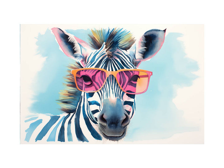 Cool Zebra Painting