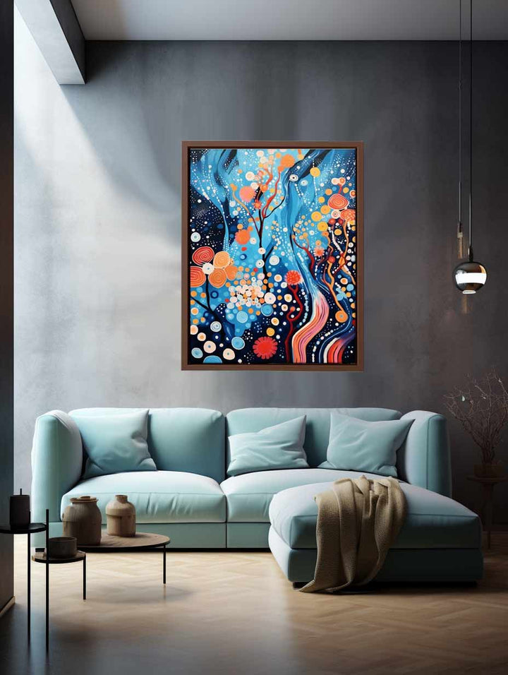 Vibrant Abstract Art  Print