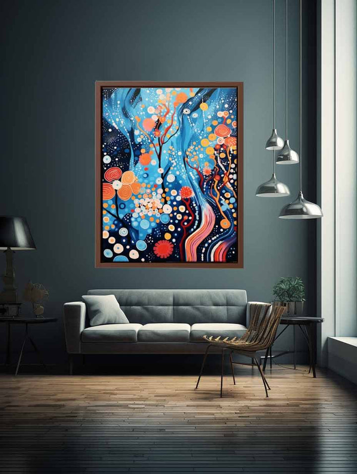 Vibrant Abstract Art  Print
