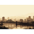 Brisbane Bridge Sepia  