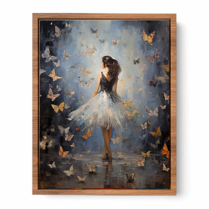 Butterfly Girl Painting  