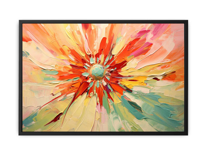 Floral Eye Art  canvas Print