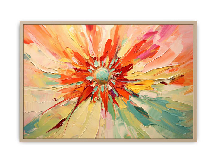 Floral Eye Art framed Print