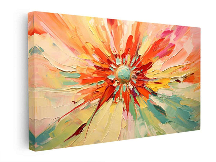 Floral Eye Art  canvas Print