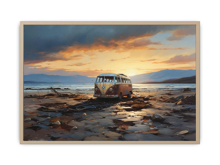 CAMPARVAN PARK framed Print