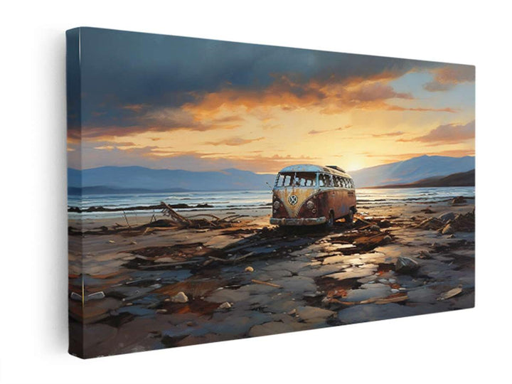 CAMPARVAN PARK  canvas Print