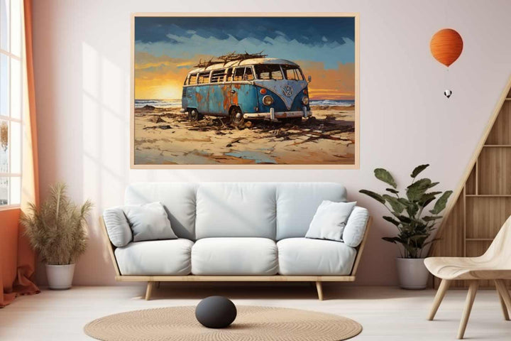 CAMPARVAN PARK Painting Art Print