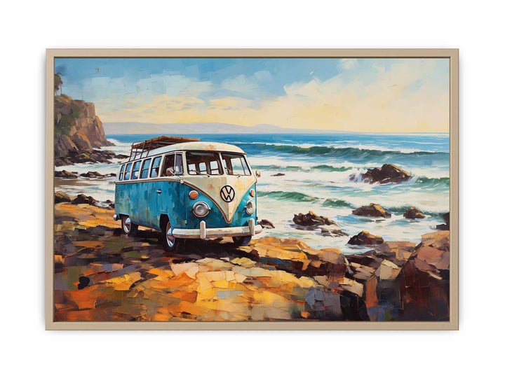 CAMPARVAN PARK Art framed Print