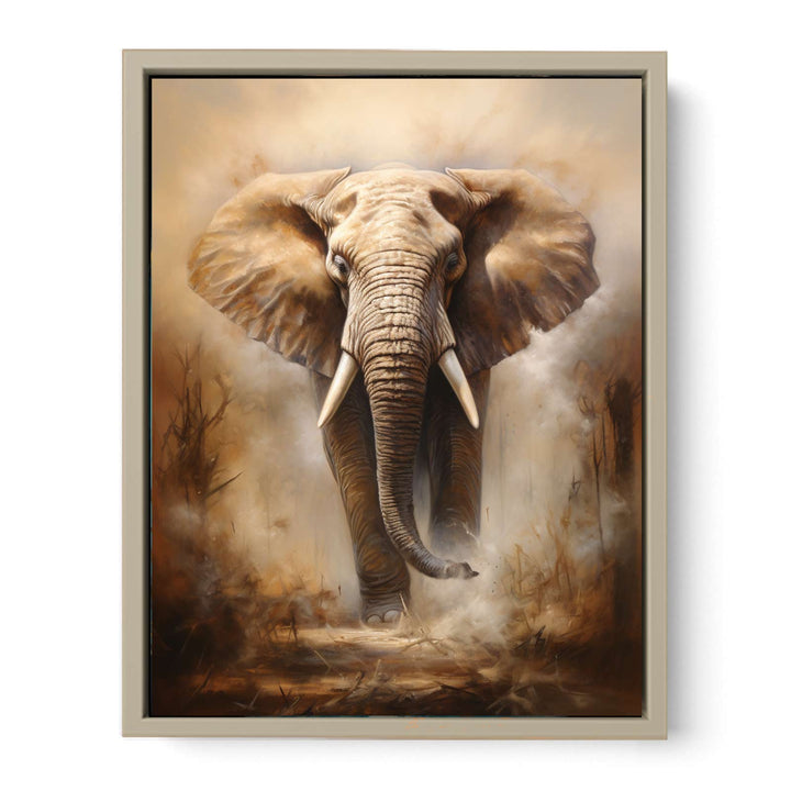 Elephant Art framed Print