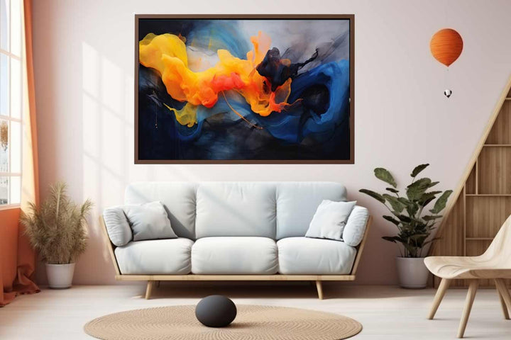 Abstract Clouds Art Print