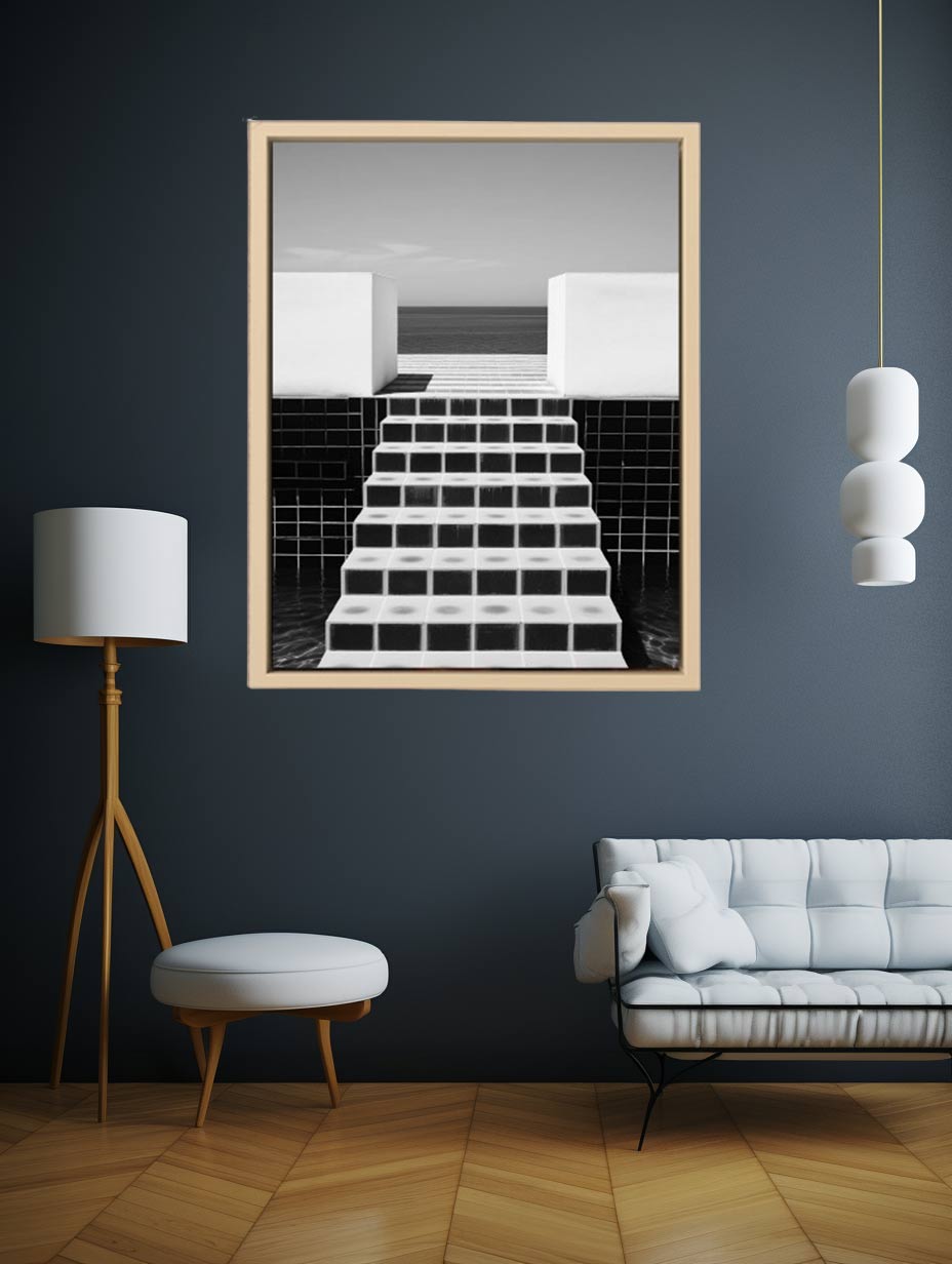 Monochrome Sea Steps